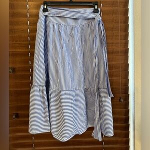 Adorable JCrew Striped Skirt w/ Tie Belt